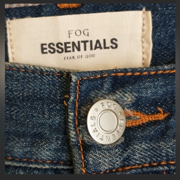 COPY - NEW W O T 🚨 Fear of god zipper ankle distressed by hand Japanese selvedge - Picture 13 of 17